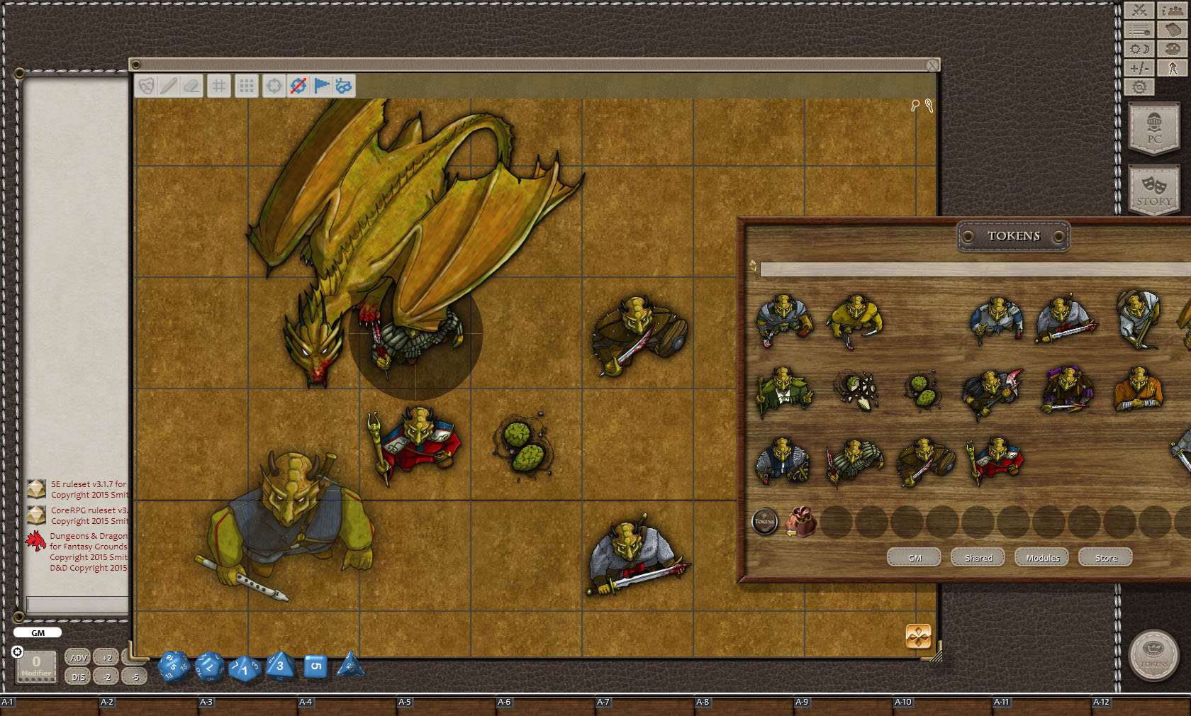 Fantasy Grounds - Bronze Dragons (Token Pack) screenshot 3