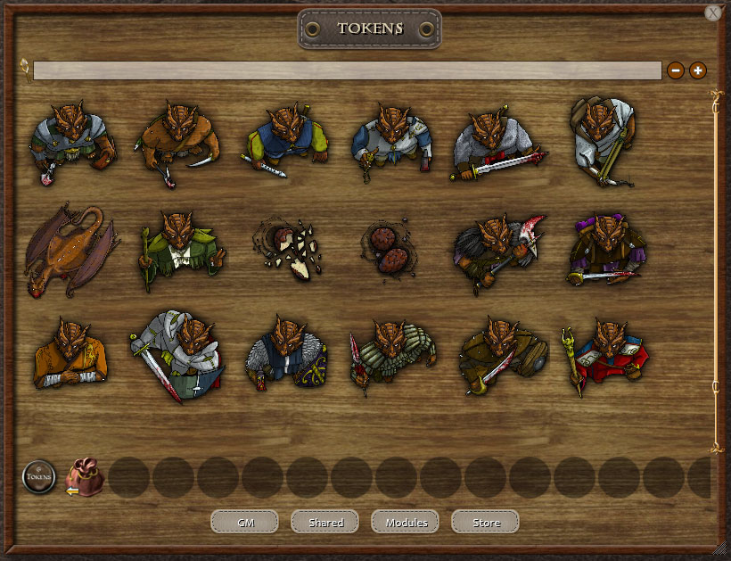 Fantasy Grounds - Copper Dragons (Token Pack) Featured Screenshot #1