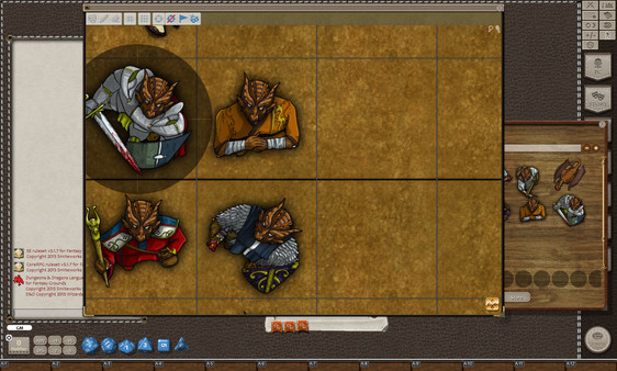 Fantasy Grounds - Copper Dragons (Token Pack)