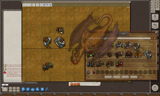 Fantasy Grounds - Copper Dragons (Token Pack)