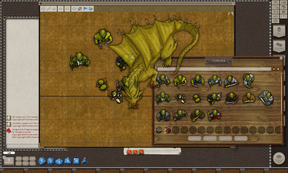 Fantasy Grounds - Gold Dragons (Token Pack)