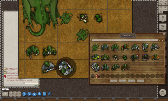 Fantasy Grounds - Green Dragons (Token Pack)