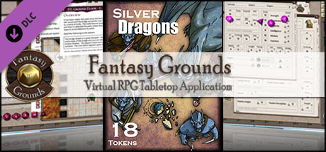 Fantasy Grounds - Silver Dragons (Token Pack) Header Image