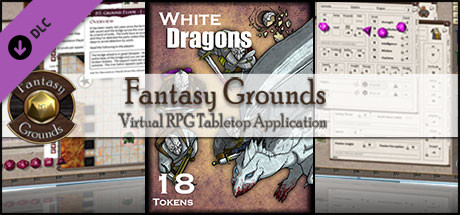 Fantasy Grounds - White Dragons (Token Pack) Header Image