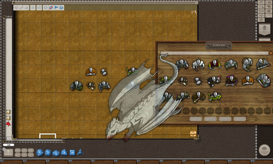 Fantasy Grounds - White Dragons (Token Pack)