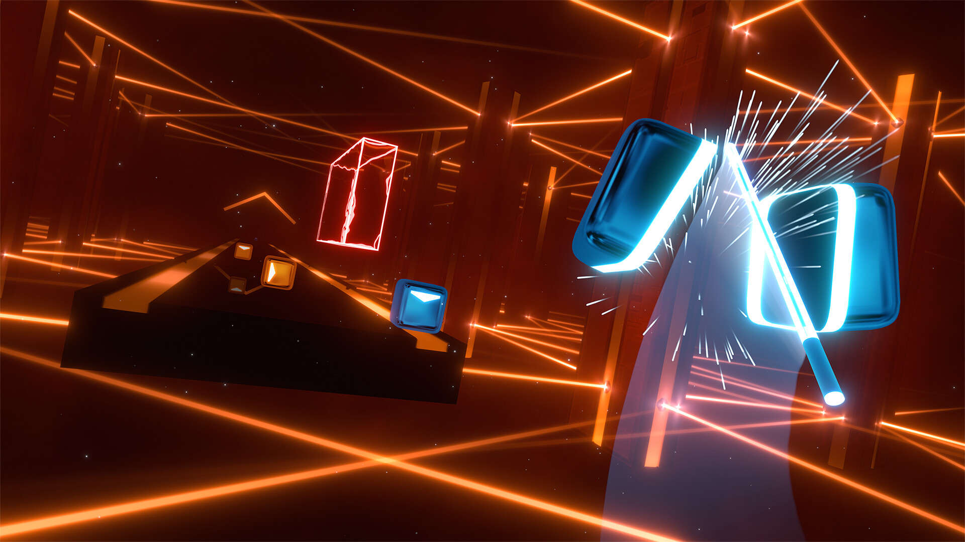 screenshot of Beat Saber 3