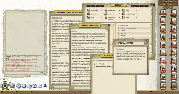Fantasy Grounds - Setting: Necessary Evil (Savage Worlds)