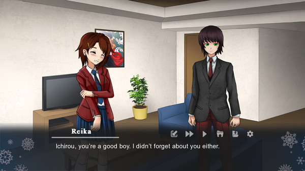 Winter's Empty Mask - Visual novel — скриншот 5