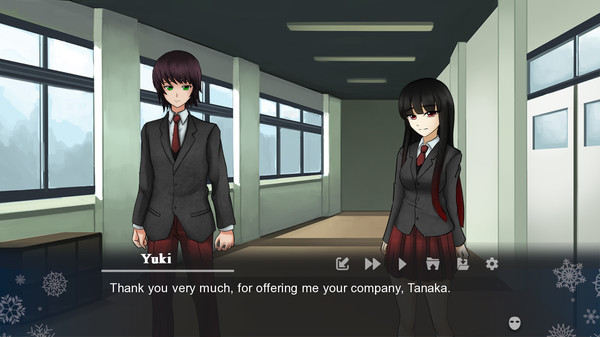 Winter's Empty Mask - Visual novel — скриншот 4