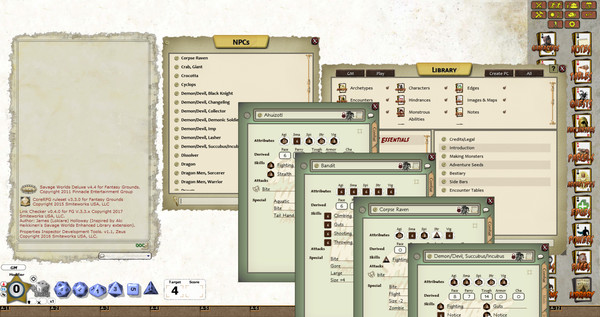 Fantasy Grounds - Fantasy Bestiary Toolkit (Savage Worlds)