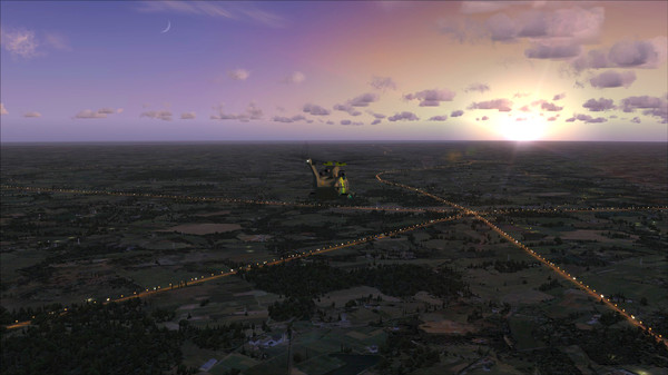 FSX Steam Edition: Night Environment Denmark Add-On