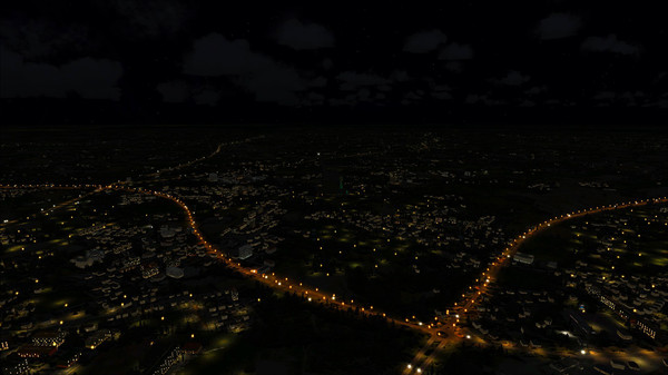 FSX Steam Edition: Night Environment Denmark Add-On