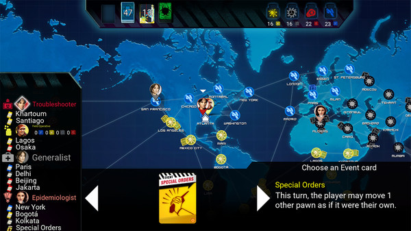 Pandemic: On the Brink - Roles & Events