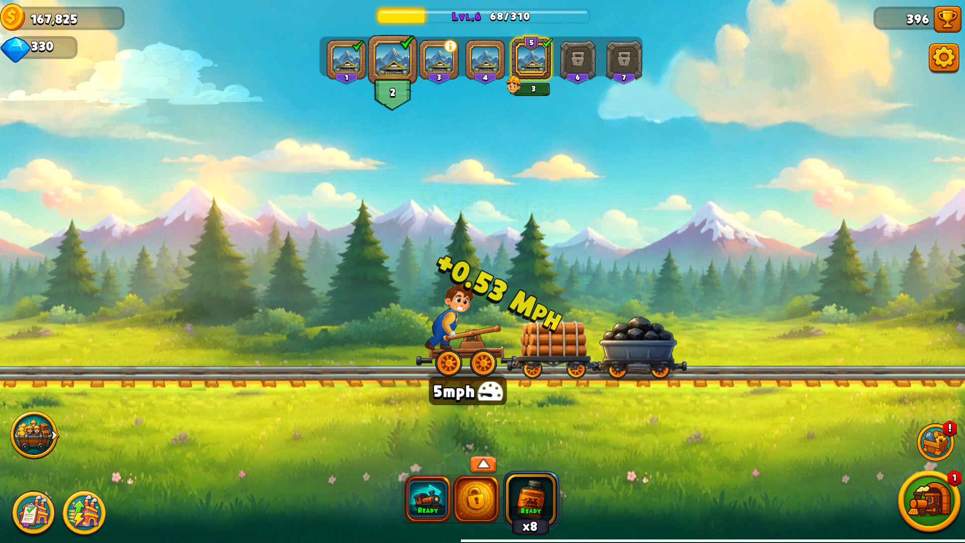 TrainClicker Idle Evolution screenshot 1