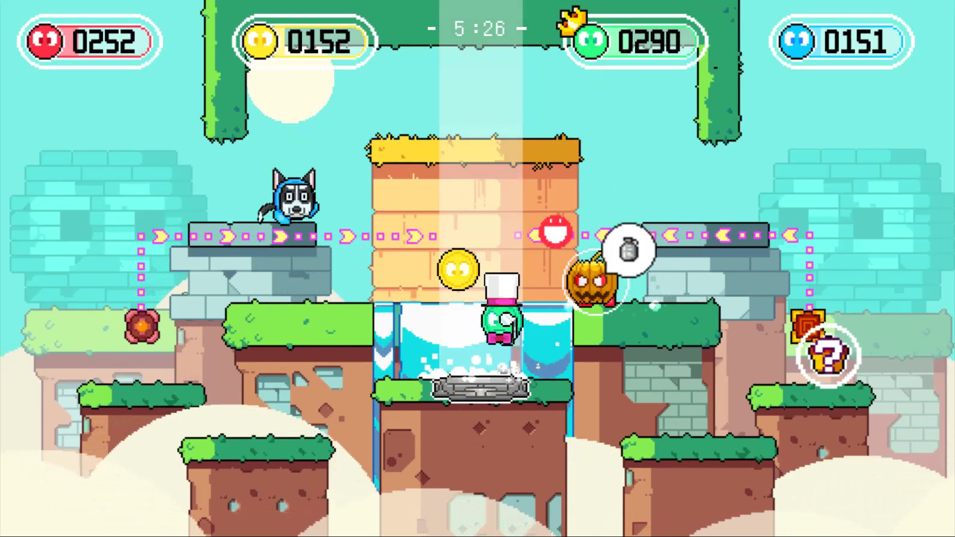 #2. Button Button Up! (Steam) Podle: Centrosphere Games