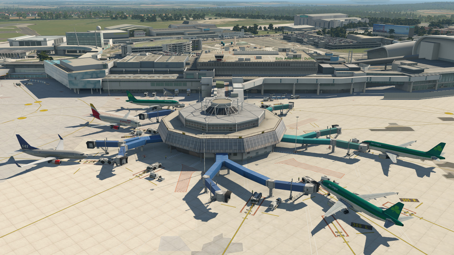 X-Plane 11 - Add-on: Aerosoft - Airport Dublin V2.0 Featured Screenshot #1