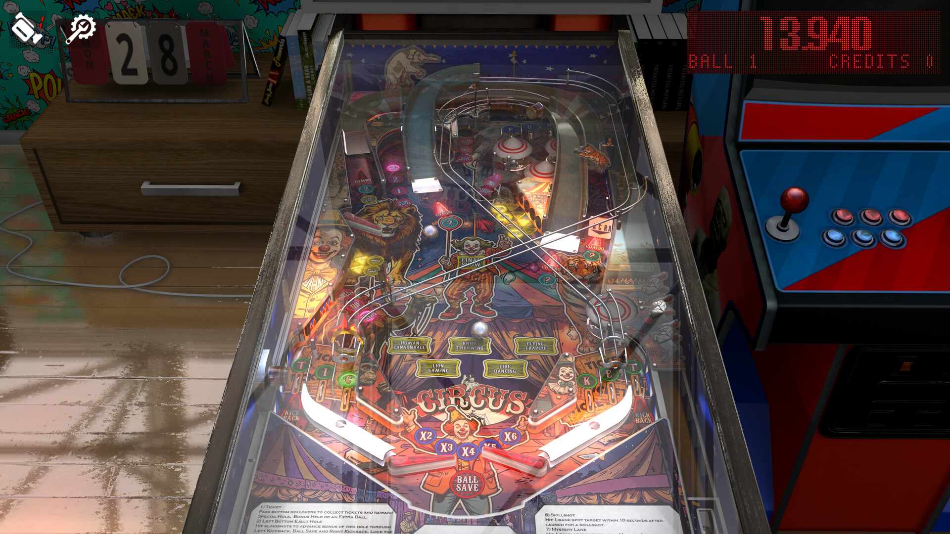 Zaccaria Pinball - Circus 2017 Table Featured Screenshot #1