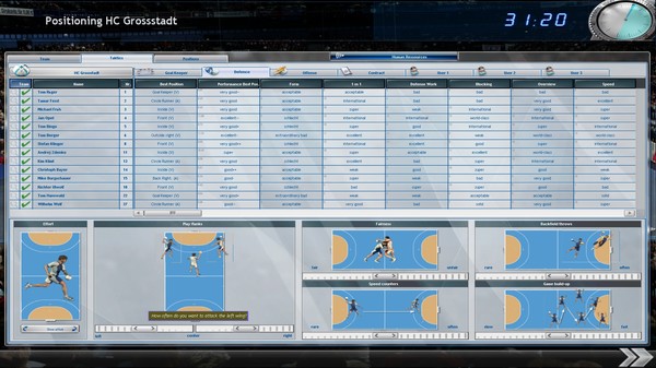 Handball Manager - TEAM Screenshot