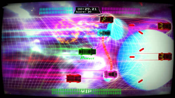 Screenshot z Lazer Cops