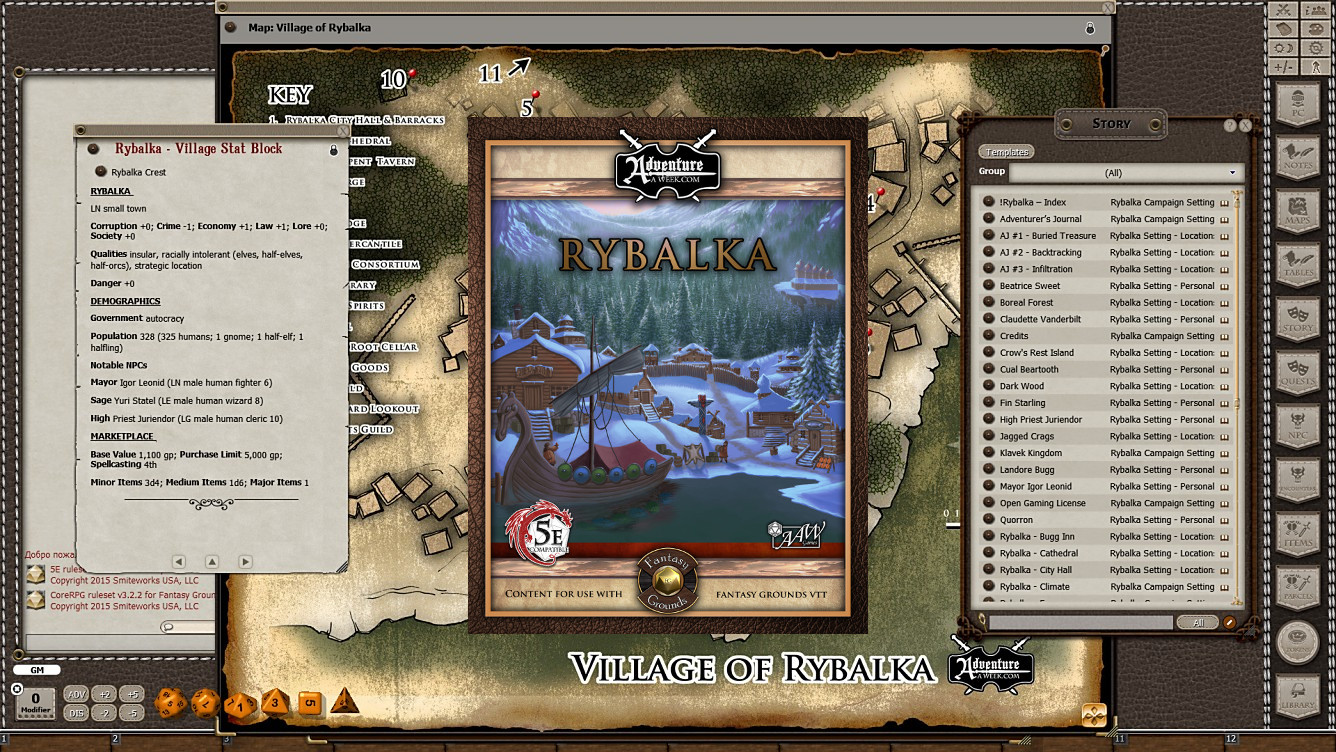 Fantasy Grounds - Rybalka (5E)