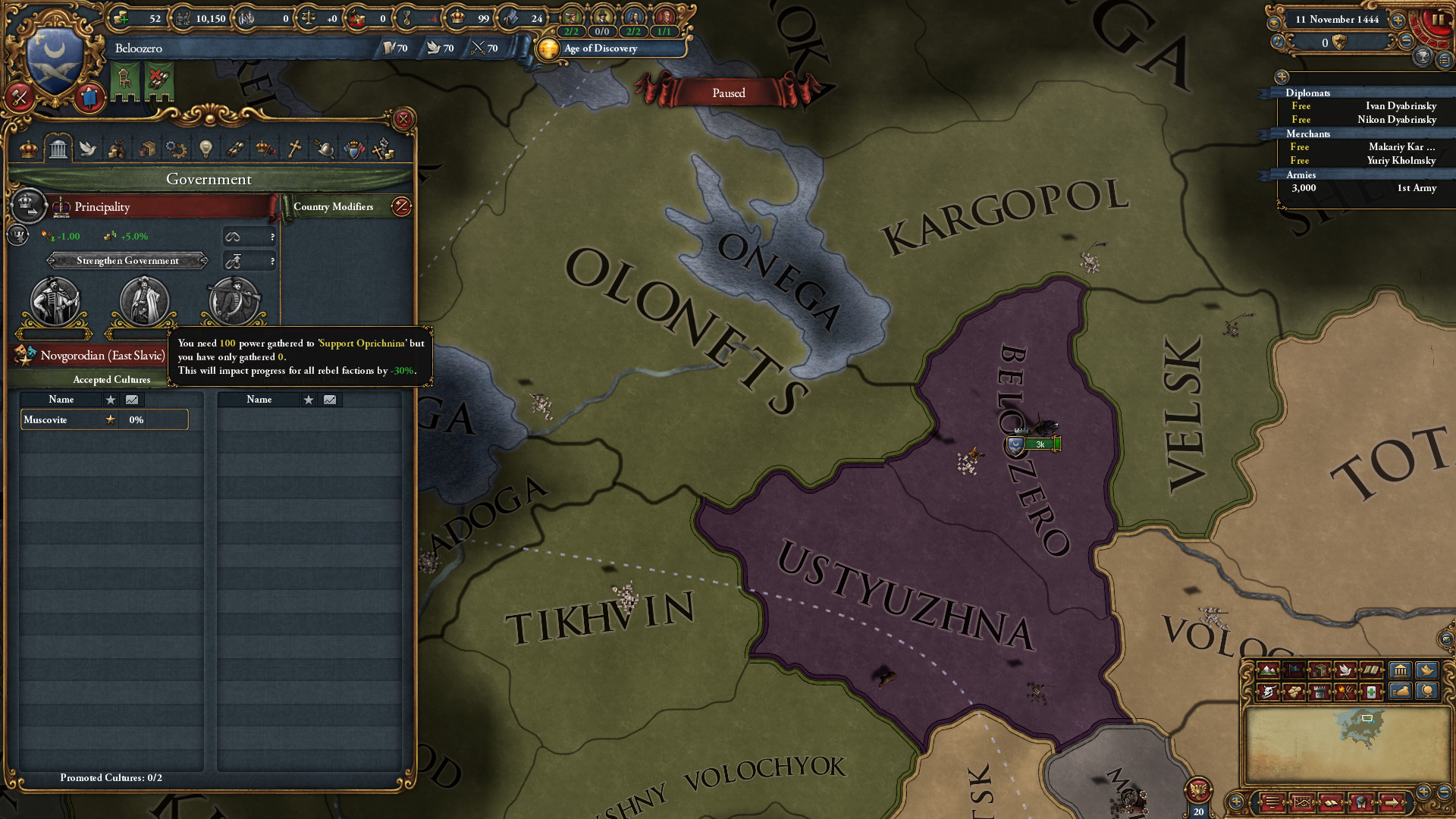 Immersion Pack - Europa Universalis IV: Third Rome Featured Screenshot #1