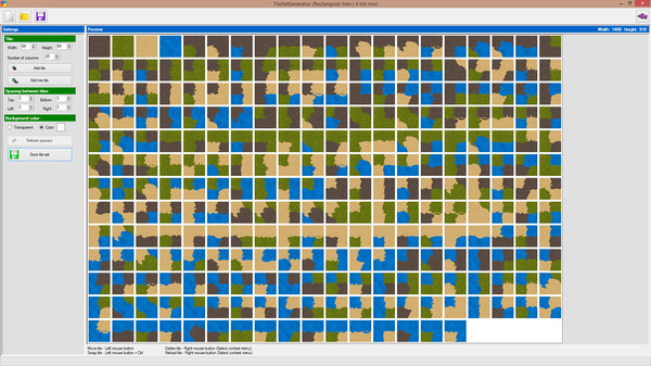 Screenshot z TileSetGenerator Screenshot z TileSetGenerator