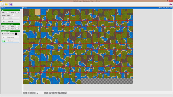 Screenshot z TileSetGenerator Screenshot z TileSetGenerator