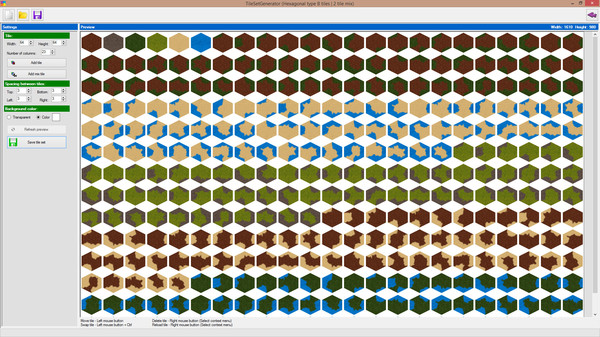 Screenshot z TileSetGenerator Screenshot z TileSetGenerator