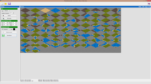 Screenshot z TileSetGenerator Screenshot z TileSetGenerator