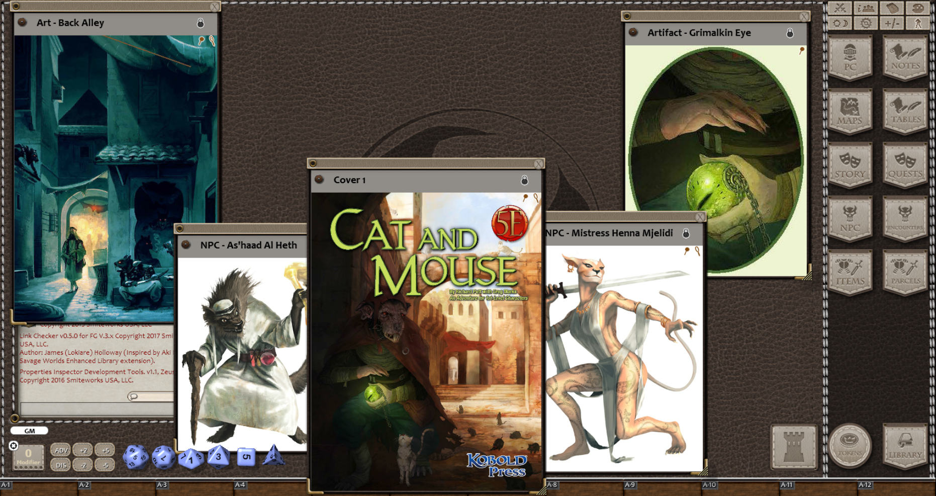 Fantasy Grounds - Cat & Mouse (5E) Featured Screenshot #1