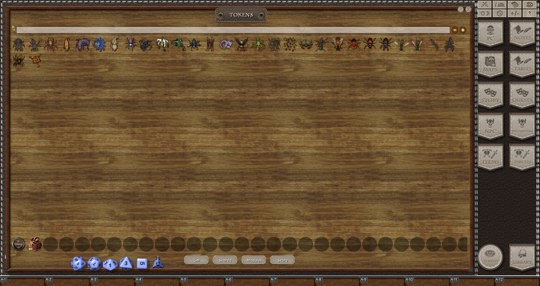 Fantasy Grounds - Many-Legged Fiends (Token Pack) Featured Screenshot #1