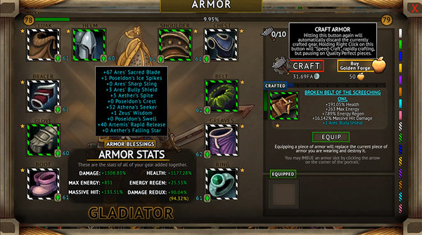 Screenshot z God Awe-full Clicker