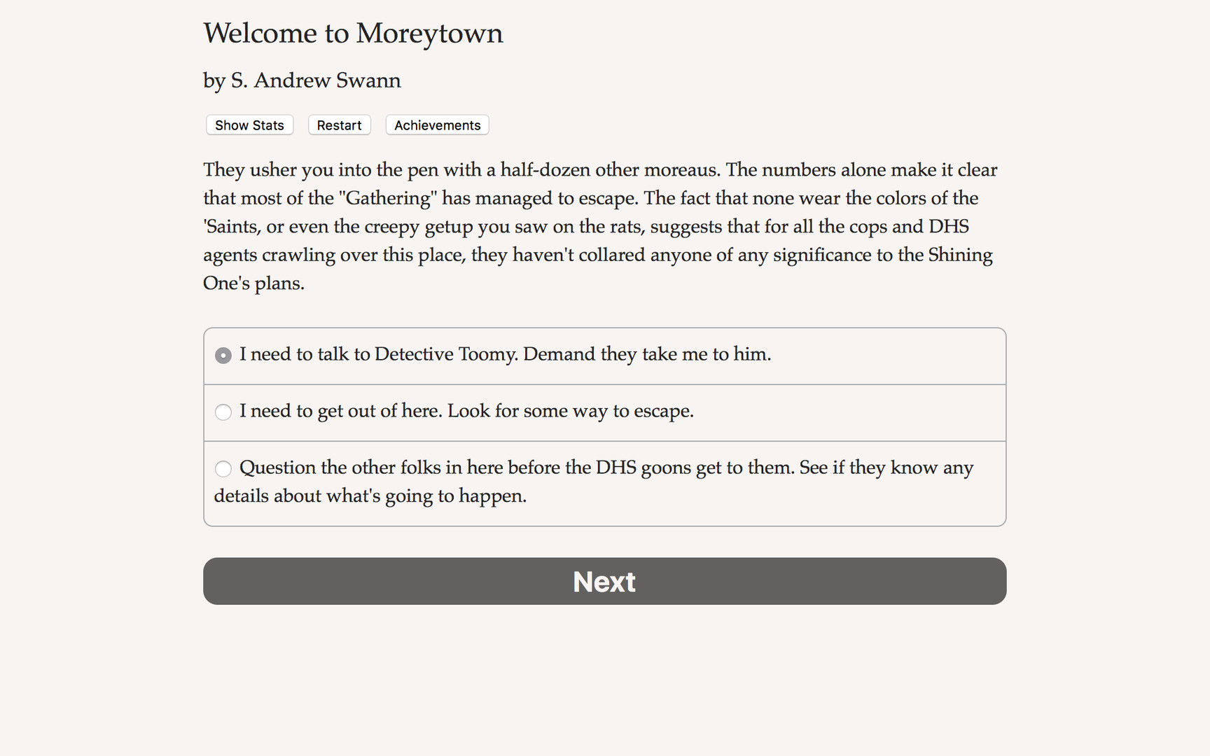 Welcome to Moreytown screenshot #2
