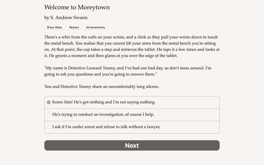 Screenshot z Welcome to Moreytown