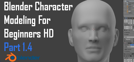 Blender Character Modeling For Beginners HD: Modeling The Human Head Form - Part 2 game cover