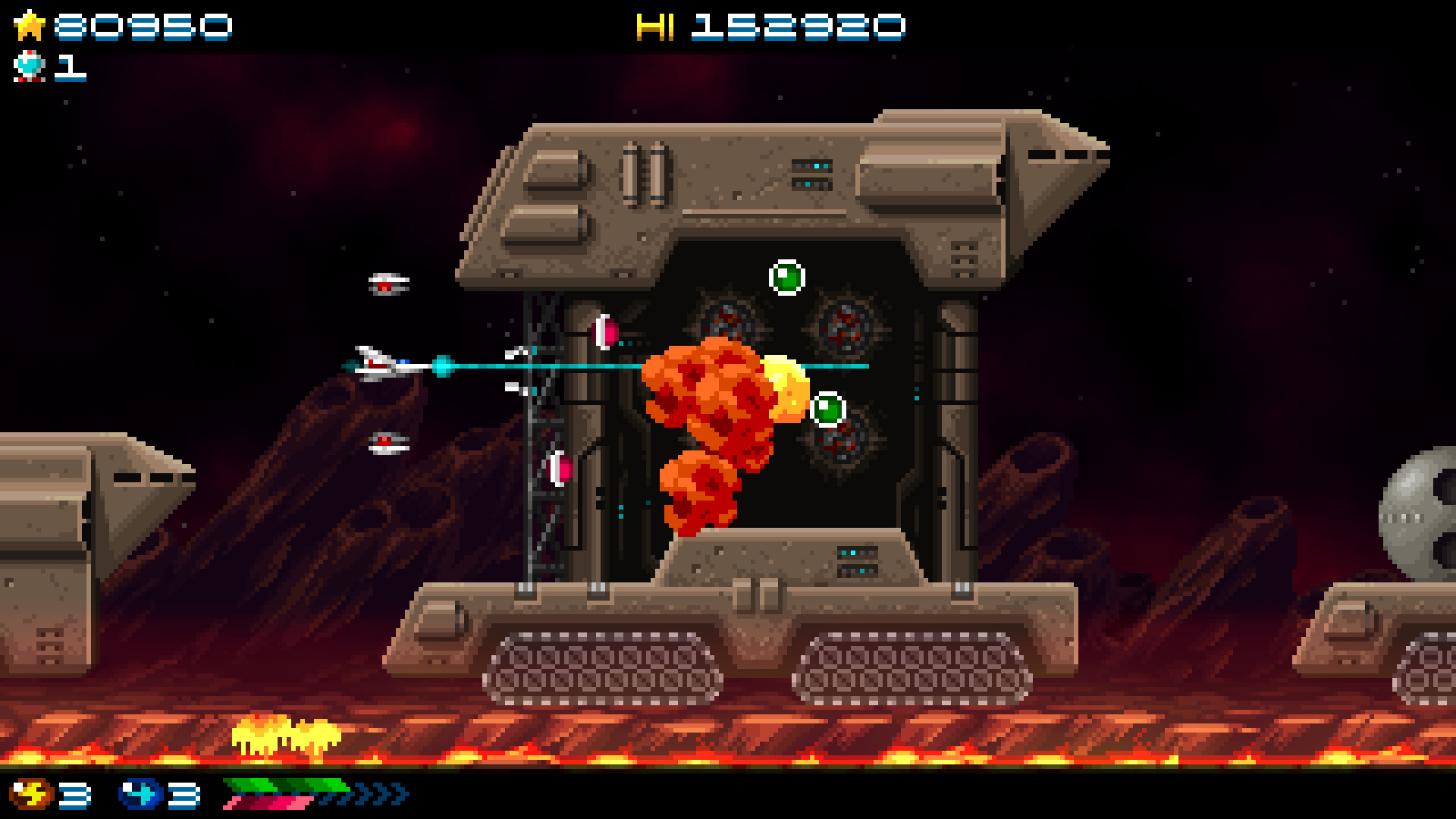 screenshot of Super Hydorah 10