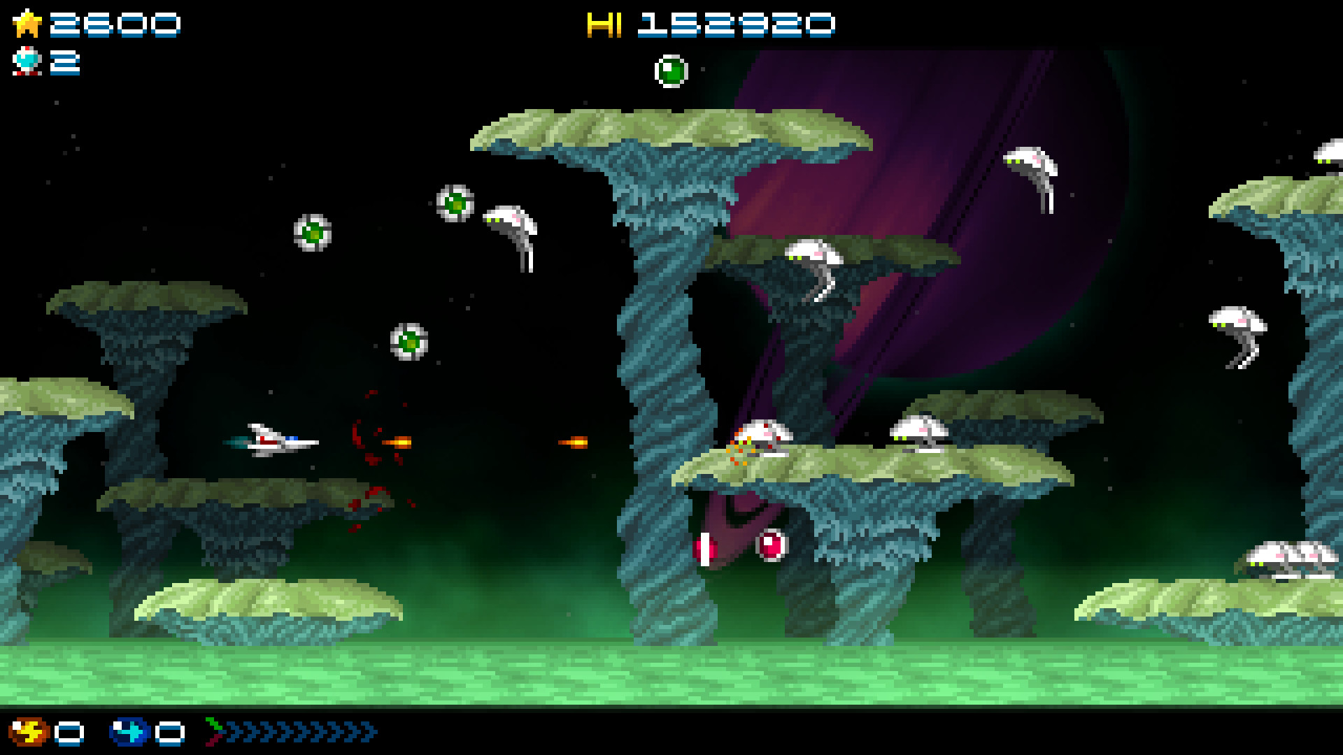 screenshot of Super Hydorah 6