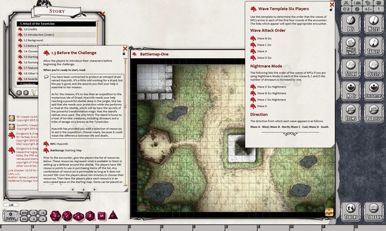 Fantasy Grounds - Dungeons & Dragons - Lair Assault: Attack of the Tyrantclaw (5E)