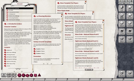 Fantasy Grounds - Dungeons & Dragons - Lair Assault: Attack of the Tyrantclaw (5E)