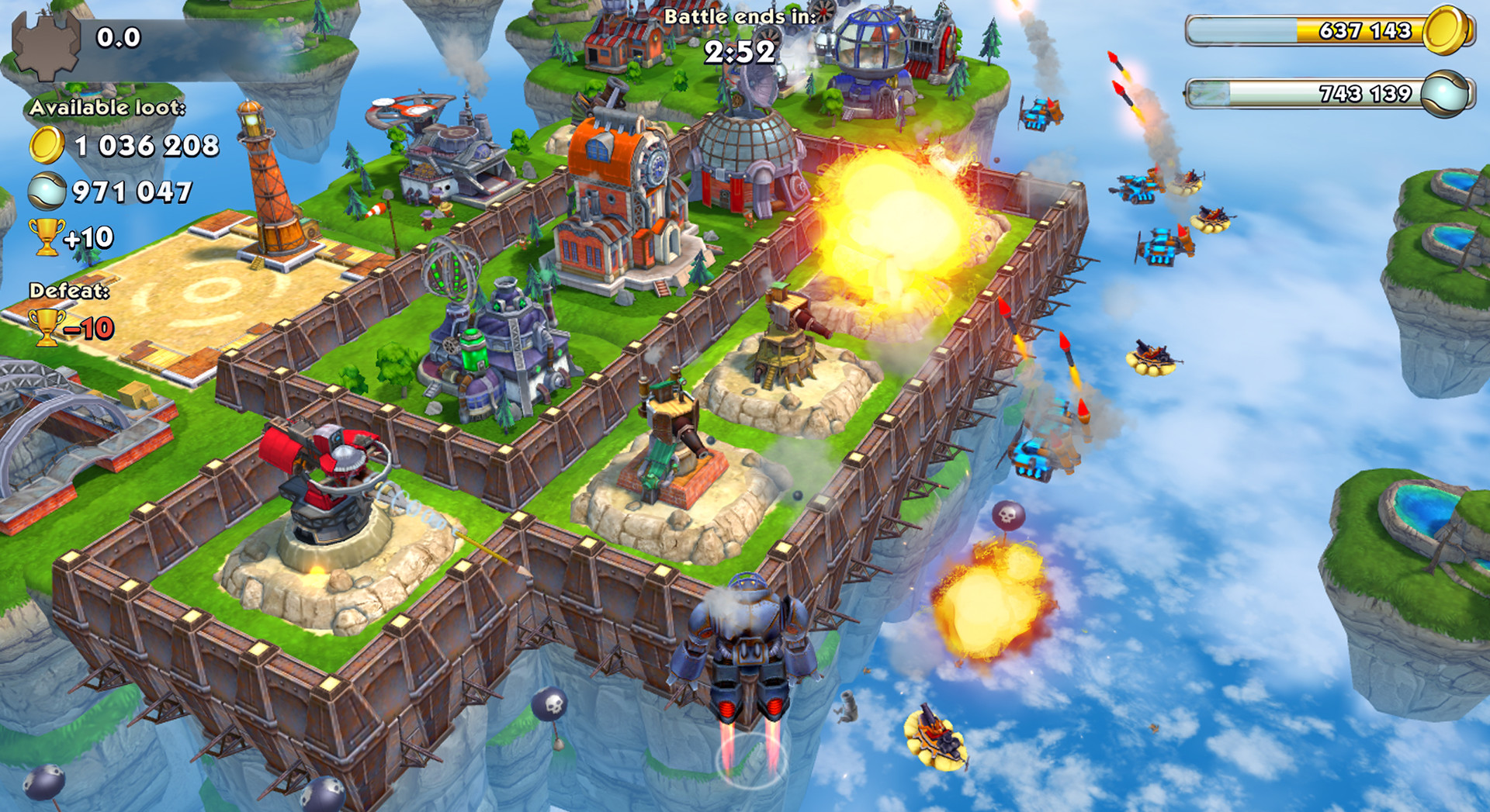 #7. Sky Clash: Lords of Clans 3D (Steam) 由: Absolutist Ltd.