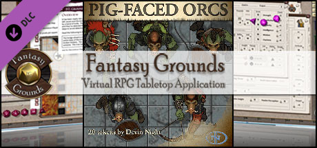 Fantasy Grounds - Pig Faced Orcs (Token Pack) Header Image