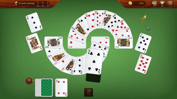 Screenshot z Solitaire Club