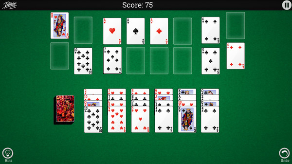 Screenshot z Interplay Solitaire