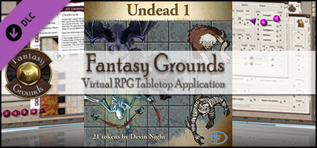 Fantasy Grounds - Undead 1 (Token Pack) cover art