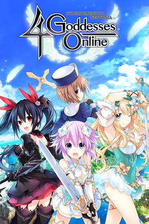 Cover art of Cyberdimension Neptunia: 4 Goddesses Online