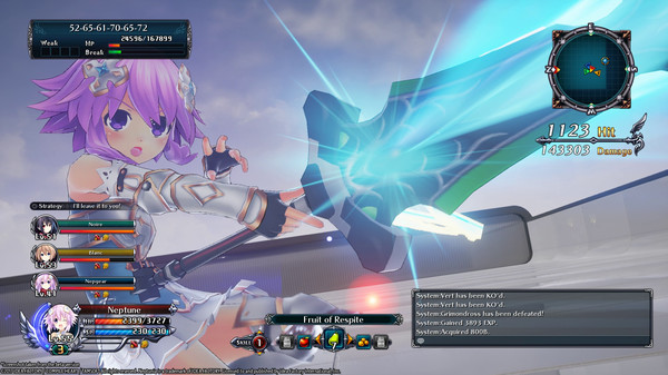 Screenshot z Cyberdimension Neptunia: 4 Goddesses Online