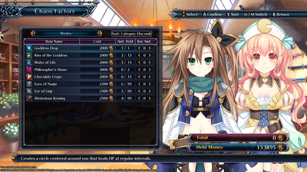 Screenshot z Cyberdimension Neptunia: 4 Goddesses Online