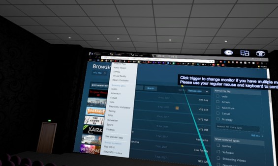Screenshot z StarPlayerVR