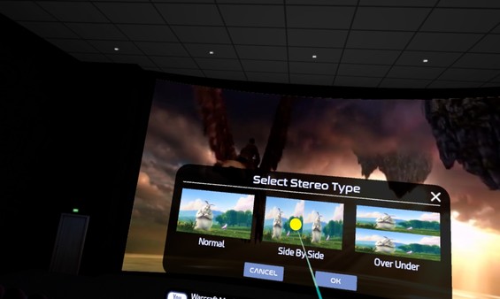 Screenshot z StarPlayerVR