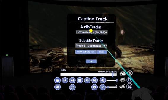 Screenshot z StarPlayerVR